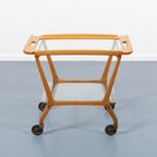 Italian Mid-century Serving Trolley/bar Cart By Ico Parisi For Angelo de Baggis 1950’s thumbnail 4