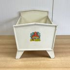 Vintage Poppenbedje Wiegje Pop Jaren 60 thumbnail 4
