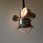 Vintage Herda Lamp Hanglamp Chroom Jaren 60 thumbnail 9