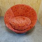 Vintage Draaifauteuil Schommelstoel Bretz Draaistoel Design thumbnail 13