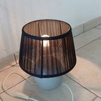 Schemerlamp Tafellamp Nachtlamp Vintage Keramiek Blauwgrijs thumbnail 4