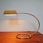 Grote Koperen Bureaulamp, Cosack Leuchten, 1970 thumbnail 12