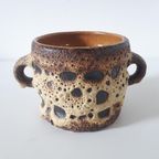 * Vintage Bloempot Lava Pot Fat Lava Retro Pot Jaren 70 thumbnail 5