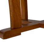 Art Deco Bijzettafel Eiken Jaren 50 Design Minimalisch thumbnail 7