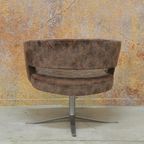 Als Nieuw! Bruine Stoffen Montis Turner Design Draaifauteuil thumbnail 6