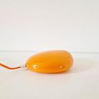 Vintage Oranje Steen Lamp Esprit Desin Lamp Retro Lamp thumbnail 2