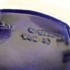 West Germany Vloerlamp Keramiek 942-45 Blauw Vintage thumbnail 14