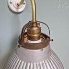 Wandlamp Met Zwanenhals Van Gemercuriseerd Glas, 1930 thumbnail 7