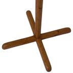 Ca. 1960’S - Swedish Made Standing Coat Rack - Pine - Adjustable Hangers thumbnail 7