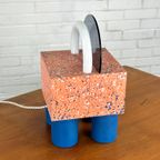 Bijzondere Memphis Tafellamp In De Stijl Van Sottsass thumbnail 8