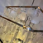 Vierkante Xxxl Capiz Handlamp Parelmoer Schelpen Lamp Design thumbnail 2