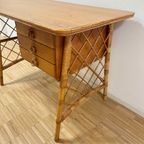 1950'S Louis Sognot Bamboo Desk thumbnail 14