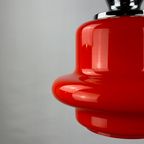 1 Of 9 Red Opaline Glass Pendant Light By Hustadt Leuchten 1960 thumbnail 9