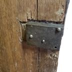 Antiek Frans Eiken Tafelkastje Met Pilaren thumbnail 12