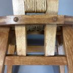 5 Arts & Crafts Stoelen W. Kuyper Jaren'20 Brutalistisch thumbnail 2