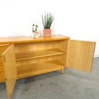 Fineer Dressoir Met Lades En Houten Handgrepen, Tv Meubel thumbnail 9