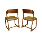 Originele Emile & Walter Baumann Eetkamerstoelen Jaren 60 thumbnail 8