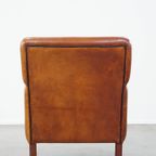 Comfortabele Armchair Van Schapenleer Met Een Mooie Afwerking En Prachtige Kleuren thumbnail 5