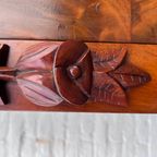 Heel Mooi Antiek Engels Mahonie Driedelig Kabinet, Met Planken En 3 Lades, 210 Cm Hoog thumbnail 15