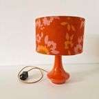 * Vintage Schemerlamp Retro Lamp Oranje Lamp Jaren 70 thumbnail 6