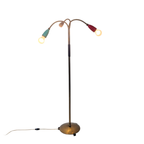 Staande Lamp Jaren 50 – 3 Kappen - (Kl47) thumbnail 5