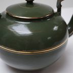 Groen Emaille Theepot/ Chocolade Ketel thumbnail 3