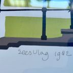Zeefdruk Op Papier Van Sees Vlag “Huis Den Bosch” thumbnail 4