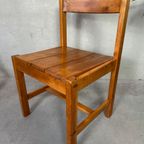 Vintage Eetkamerset – 6 Stoelen En Verstelbare Tafel thumbnail 20