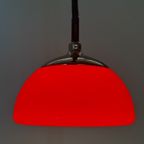 Space Age Hanglamp Van Cosack Leuchten In Rood thumbnail 13