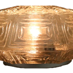 Vintage Nos Hexagon Plafondlamp Plafonniere Glas thumbnail 6