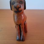 Houten Zittende Hond thumbnail 3