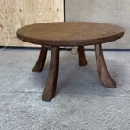 Grote Ronde Wabi Sabi Eiken Salon Tafel, Reliving thumbnail 4