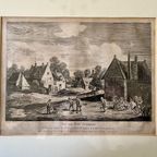 Ingelijste Gravure “Jeu De Mail Flamand” By David Teniers thumbnail 6