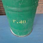 Antieke Metalen Petroleum Kan Goed Bus thumbnail 3