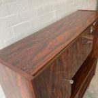 Retro Vintage Mid-century Dressoir,high-board,mid-board,barkast thumbnail 8
