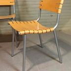 Set Van 5 Vintage Ruud Jan Kolkke Stoelen Eetkamerstoelen thumbnail 3