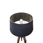 Industriële Houten Statief Vloerlamp thumbnail 8