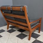 Teak 2 Seat Sofa By Juul Kristensen For Glostrup Denmark thumbnail 2