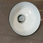 Vintage Emaille Industriële Hanglamp, Groen thumbnail 4