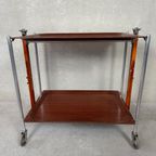 Vintage Plooibare Serveertafel – Trolley thumbnail 6