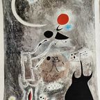 Joan Miró (1893-1983) – Woman And Birds In Front Of The Sun thumbnail 14