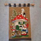 Vintage Wandkleed Voor Kinderkamer Jaren 70 Retro Muurkleed thumbnail 6