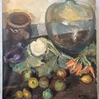 Xl Doek ‘stilleven’ – Gust Verelst 1943 thumbnail 4