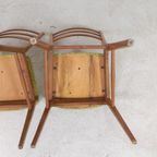 2 Vintage Stoelen Met Skai Beklede Zitting, Jaren 50 thumbnail 17