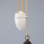 Antieke Art Deco Hanglamp Pendellamp thumbnail 2