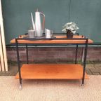 Vintage Design Trolley Pastoe Stijl Mid Century Bijzettafel thumbnail 2