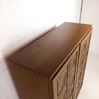 Vintage Gerhard Bartels Brutalist Highboard thumbnail 14