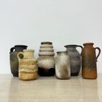 Set Of 6 Scheurich West Germany Vases , 1970S thumbnail 2