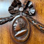 Antiek (+/- 1780) Dubbelgebogen Mahonie Kabinet, 243 Cm Hoog thumbnail 11