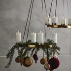 Candle Holder L, Gold, F/4 Candles thumbnail 2